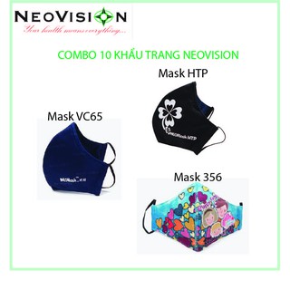 Combo 10 Khẩu trang gia đình Neomask