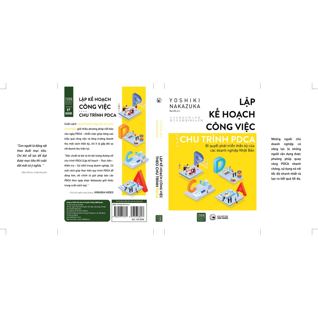 Sách - Lập Kế Hoạch Công Việc Theo Chu Trình PDCA | BigBuy360 - bigbuy360.vn