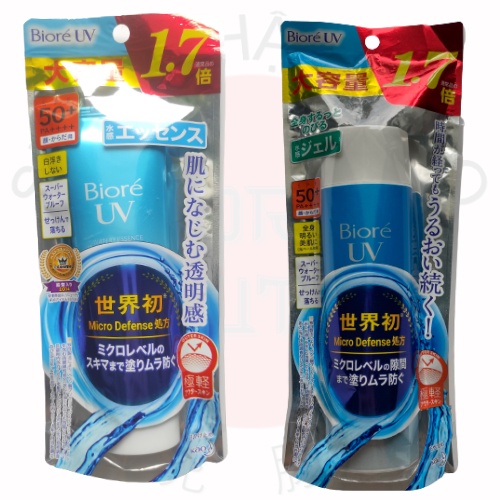 Kem chống nắng Biore UV Aqua Rich Watery Essence 85g, Watery Gel 155ml SPF 50+ PA++++ ( nội địa Nhật)