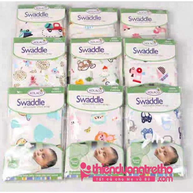 Chăn Khăn Quấn Chống Giật Mình Cho Bé Sơ Sinh Summer Swaddle Me (Có Ảnh Thật)