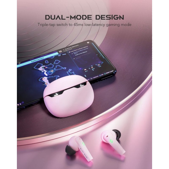 Tai Nghe Xiaomi Black Shark Lucifer T10 - Màu Hồng