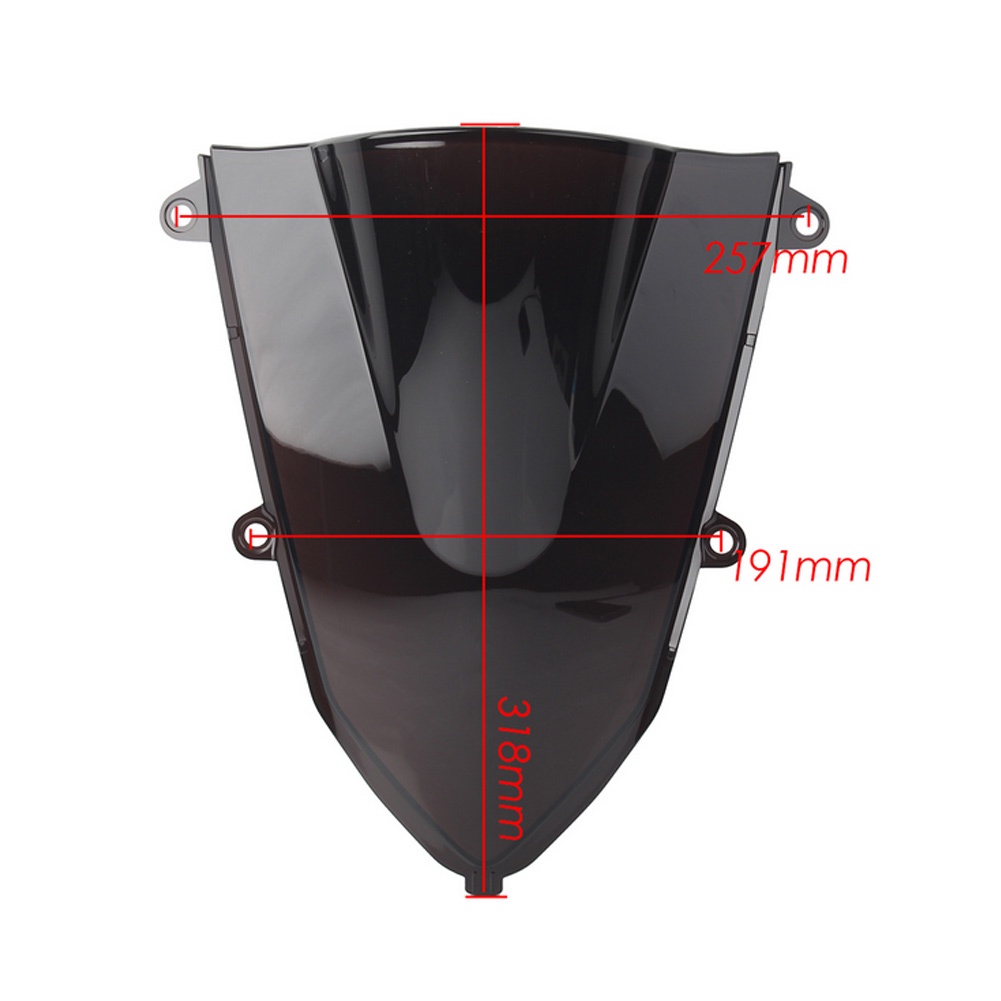Kính Chắn Gió Đôi Bằng Nhựa ABS Chuyên Dụng Cho Xe Mô Tô Honda CBR500R CBR 500 R 500R 2019 2020 2021