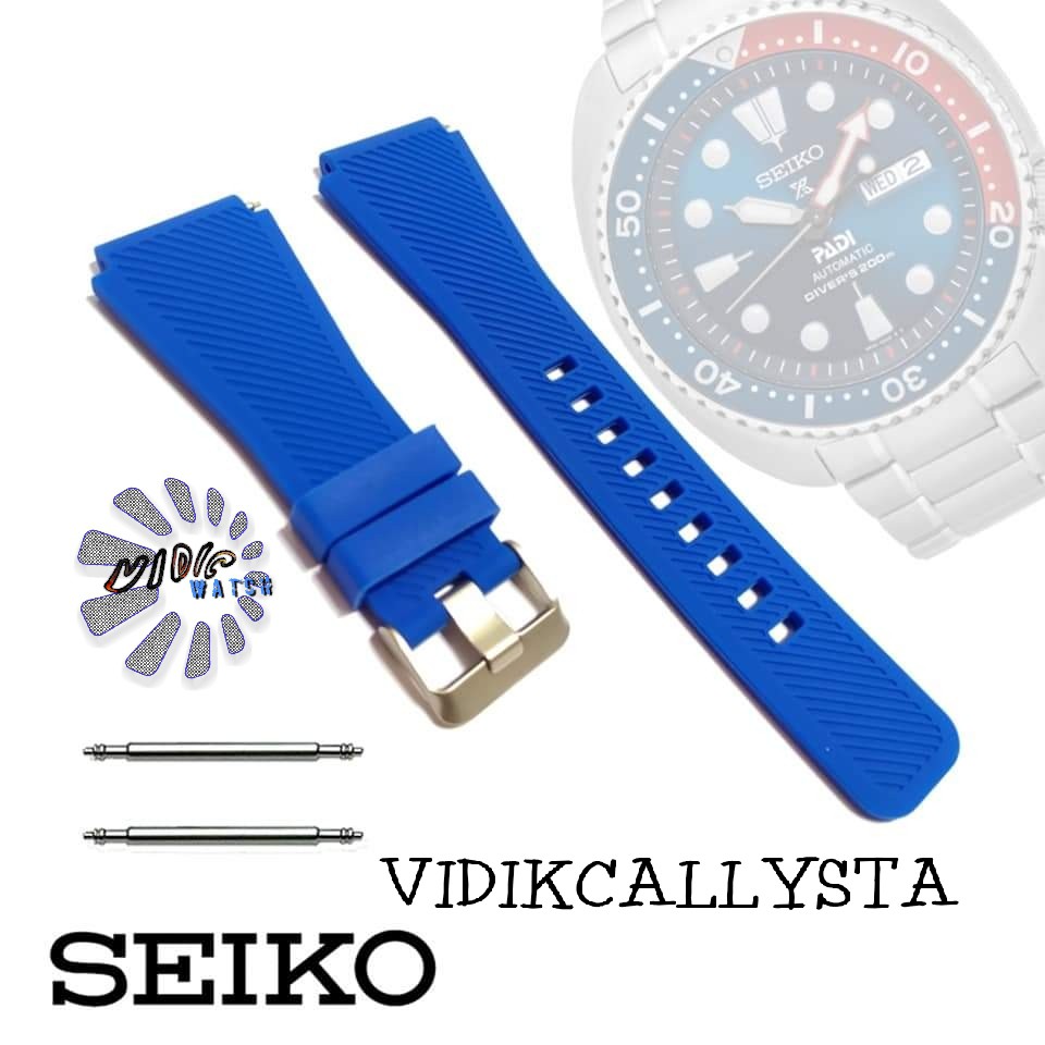 Dây đeo cao su cho đồng hồ thông minh Seiko Diver SKX007 SKX009 22mm