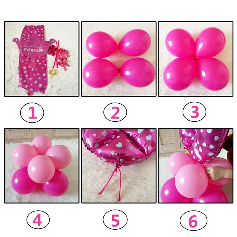 1 Bộ Bong Bóng Lá Nhôm Kỹ Thuật Số Màu Xanh Dương Hồng 32 Inch Trang Trí Tiệc Sinh Nhật / Tiệc Cưới / Giáng Sinh