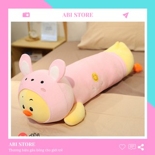 Gối ôm hình thú cho bé 💖 Gối ôm Vịt bông nằm siêu cute mềm mịn size 80 cm