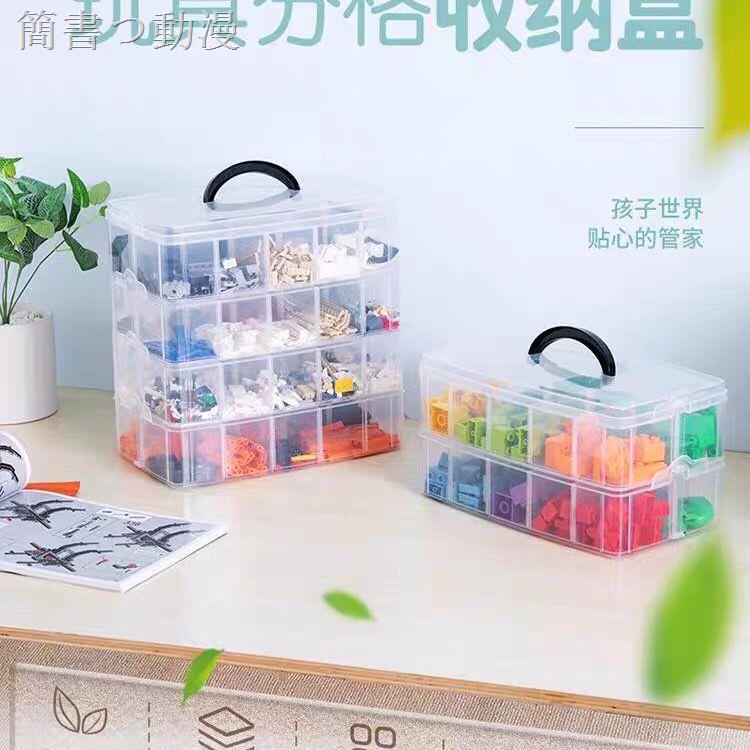 Hộp Đựng Đồ Chơi Lego Bằng Nhựa Trong Suốt Nhiều Tầng Tháo Rời Được 12.24