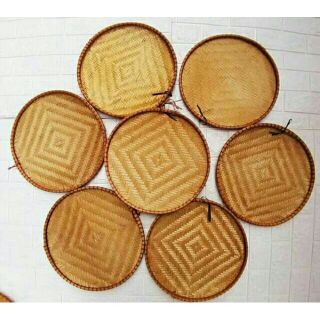 Mẹt tre tròn cạp đỏ, mẹt bún đậu, mẹt trang trí