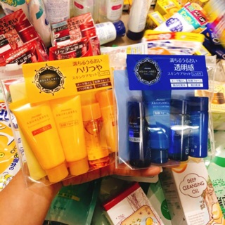 Set Shiseido Aqualabel đỏ xanh vàng