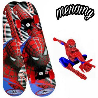 Ván trượt gỗ spiderman cho bé