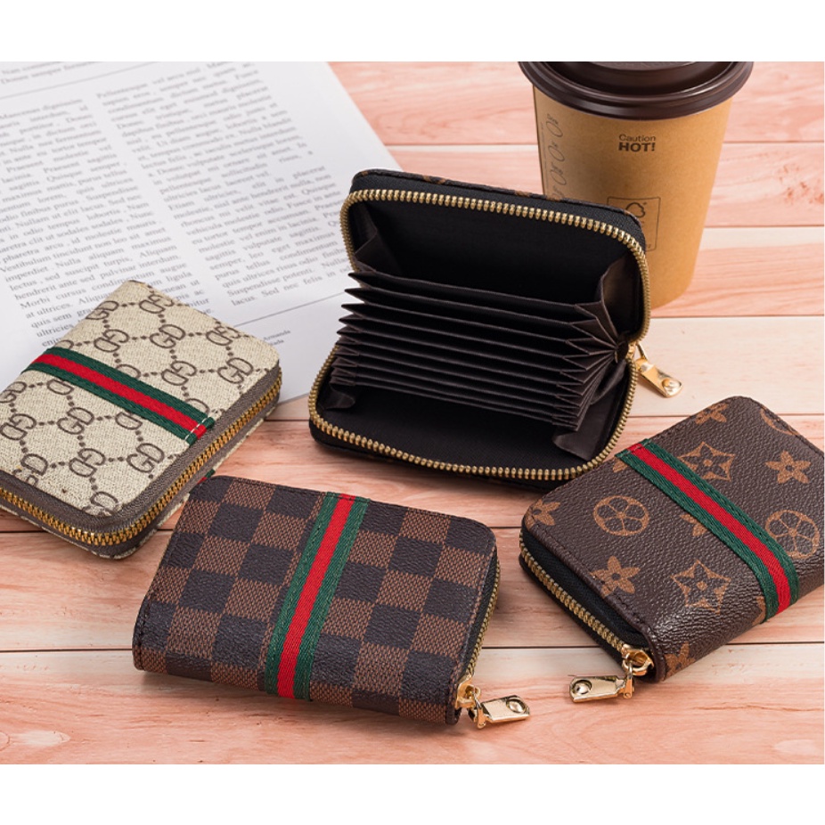 Ví Đựng Thẻ Siêu Mỏng Cỡ Lớn Tiện Dụng Cho Nữ Giá Đỡ