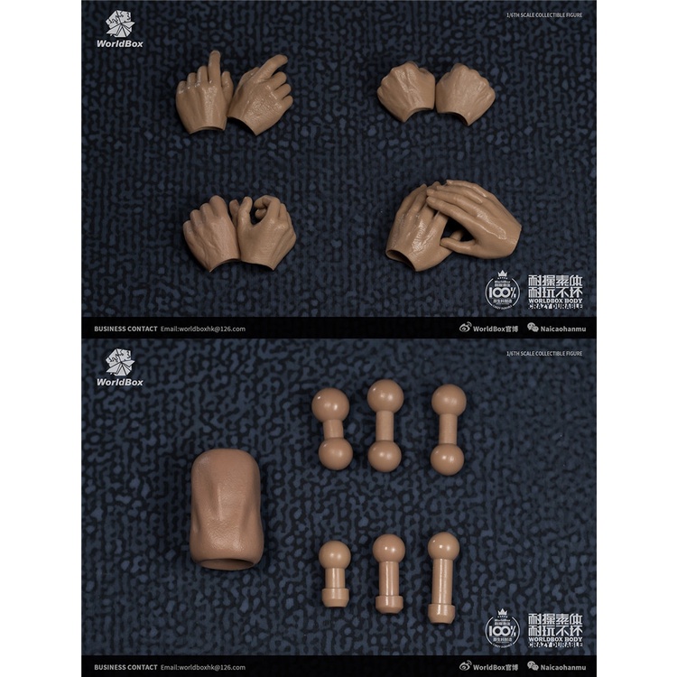 Mô hình Body Male AT020 tỉ lệ 1/6 - Hãng WorldBox