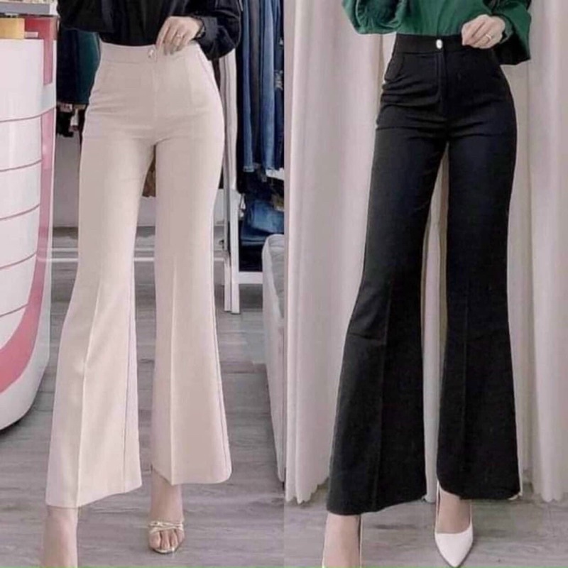 Quần tây nữ quần baggy công sở nữ  lưng cao hàng đẹp_m034