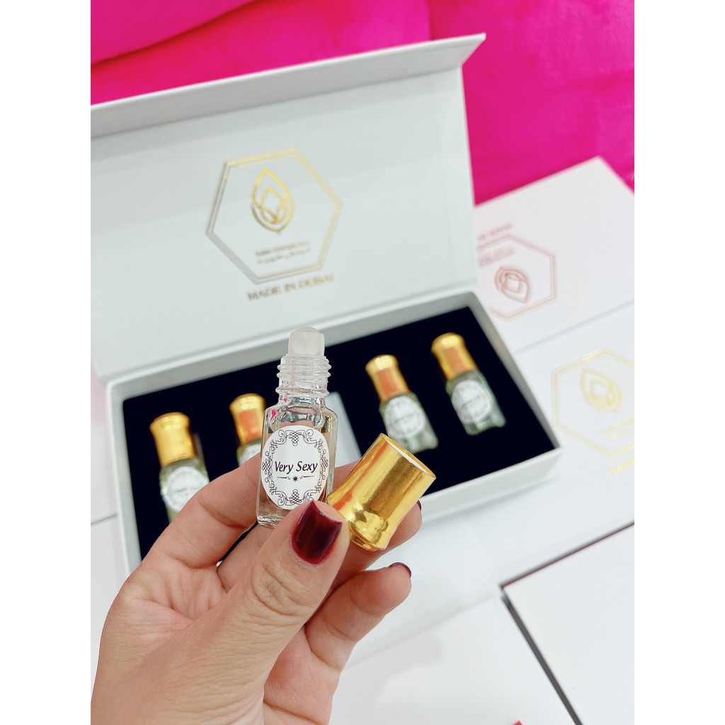 [HÀNG NHẬP] Set tinh dầu nước hoa Dubai dạng lăn | Thế Giới Skin Care
