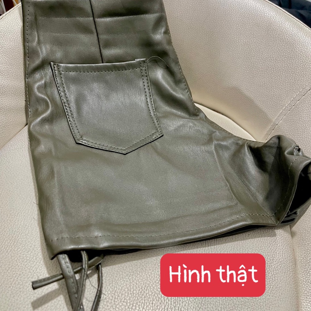 Quần Short Jean Nữ Cạp Cao Co giãn tốt