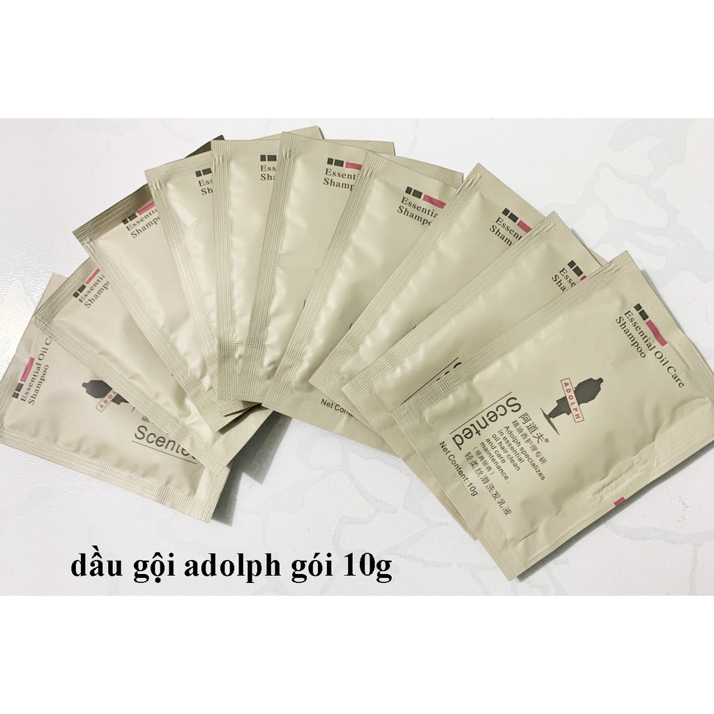 COMBO 10 gói ADOLPH mượt tóc / sạchgàu/ ngănrụng 10g [mua nhiều giảm giá ][FREESHIP] lưu hương vượt trội-Thơm Như Hoa