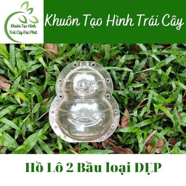 (Dày 4,5 li, in chữ Tài Lộc)Khuôn Hồ Lô 2 Bầu (1-1,4kg), Khuôn Bưởi loại đẹp, Tạo Hình Trái Cây Dưa Hấu, Đào Tiên