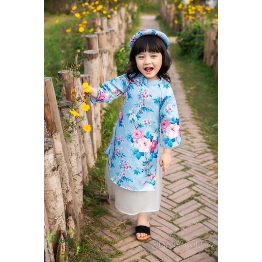 ÁO DÀI GẤM (1-10 tuổi)
