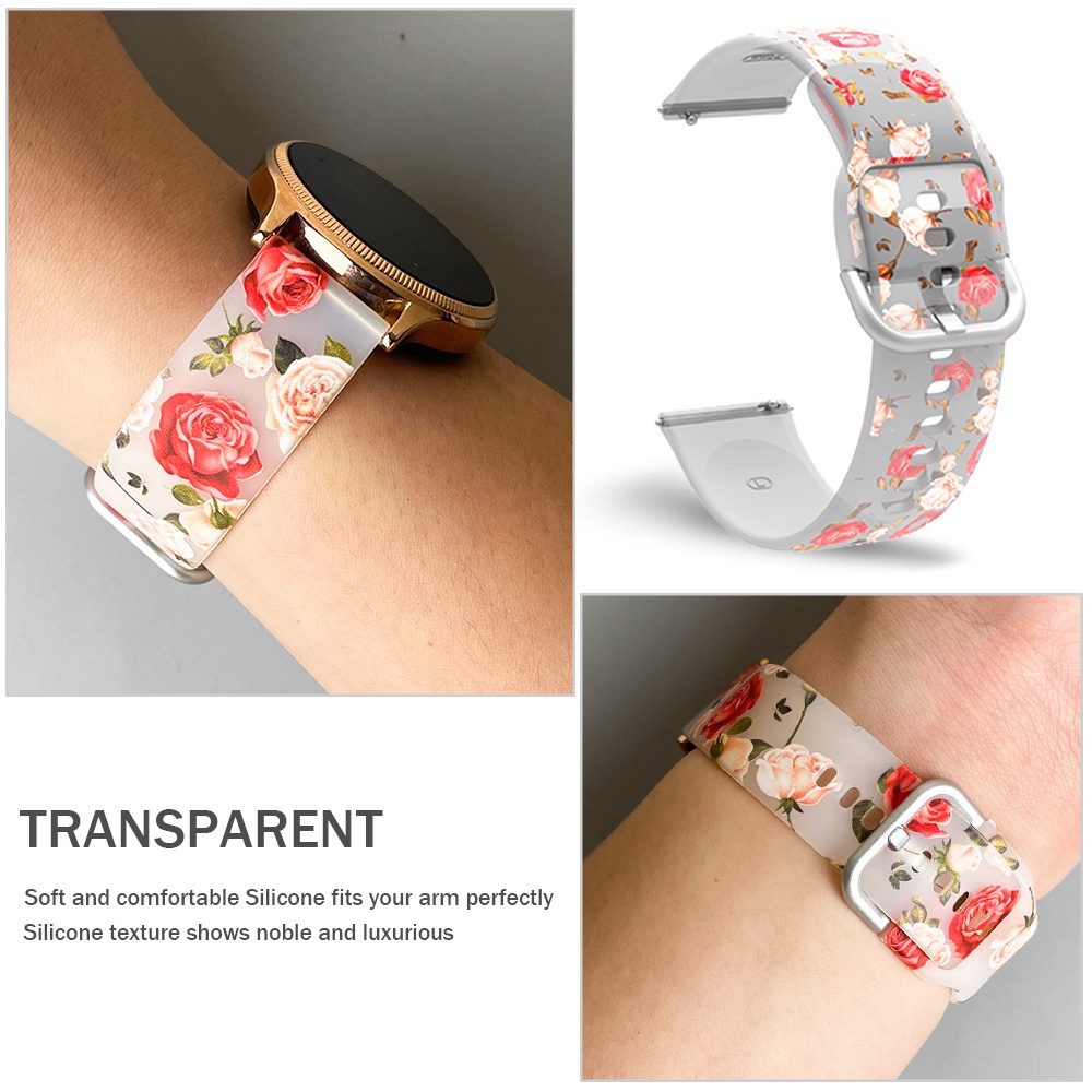 Dây Đeo Silicone Trong Suốt Cho Đồng Hồ Thông Minh Huawei watch FIT 2 / FIT / FIT