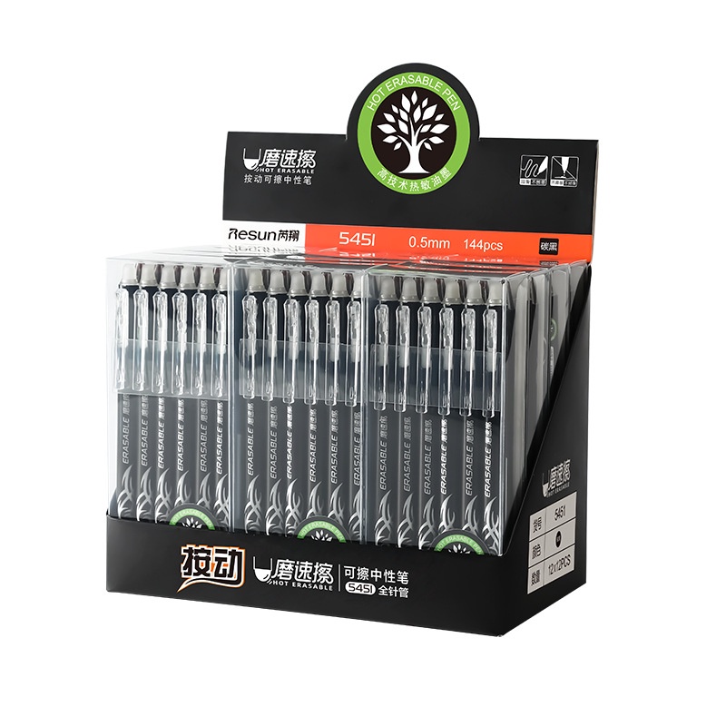 1 Bút Mực Nước Ngòi 0.5mm Có Thể Xóa Được Màu Đen / Xanh Dương Sáng Tạo