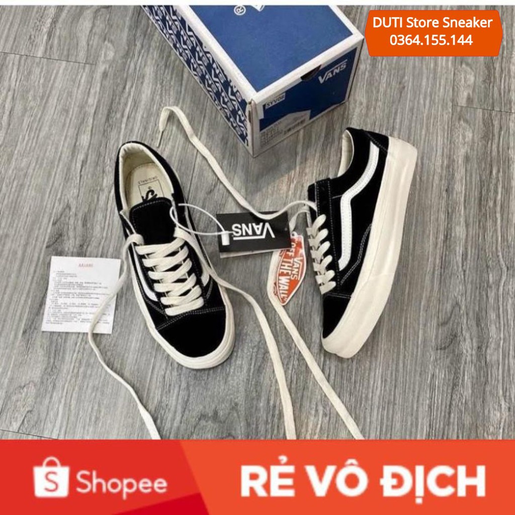 [Rẻ Vô Địch] Giày Vans Vault Style Old Skool đen thấp nam nữ | BigBuy360 - bigbuy360.vn