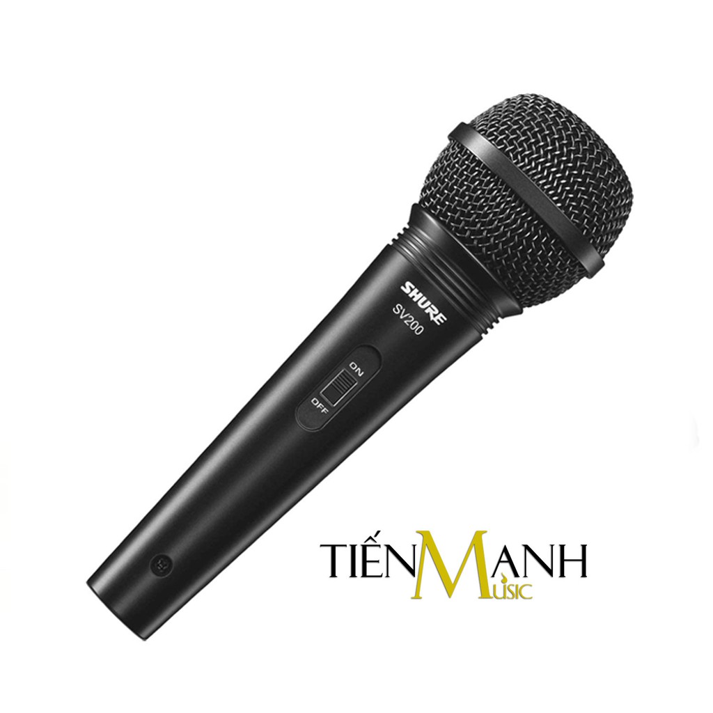 [Chính Hãng] Mic Shure SV200 Có Dây Cầm Tay Vocal Microphone Karaoke Micro SV200-Q-X