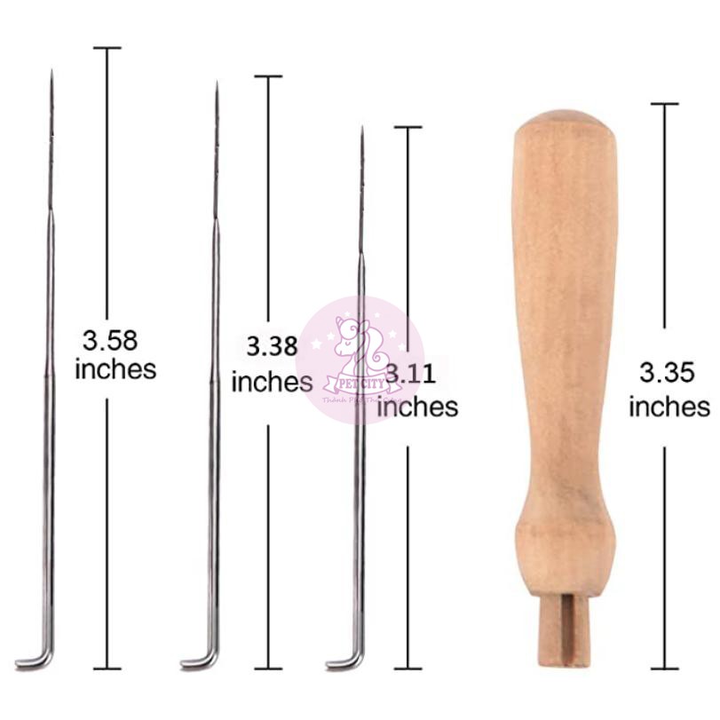 [DIY - LEN CHỌC] BÚT GỖ GIỮ KIM NEEDLE FETING