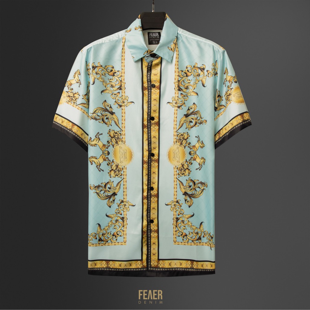 Áo sơ mi nam FEAER DENIM chất thoáng khí nhẹ vải lụa BLUE HORSE GOLD | BigBuy360 - bigbuy360.vn