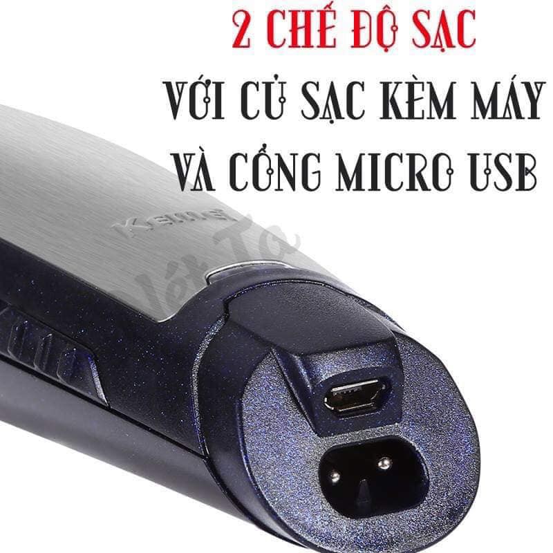 Tông đơ cắt tóc đa năng 3in1 Kemei KM-5021 thông minh an toàn dễ sử dụng