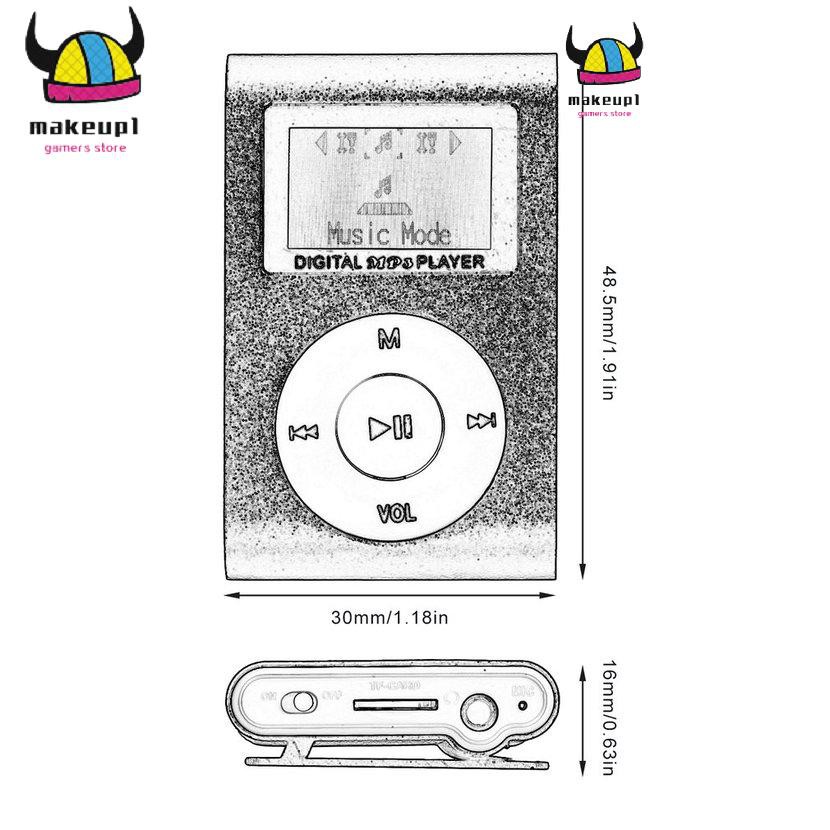 Máy Nghe Nhạc Mp3 Mini Đa Năng Có Màn Hình Lcd Rn-Mx-801 | BigBuy360 - bigbuy360.vn