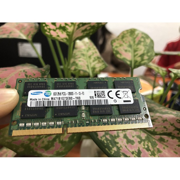 Ram Laptop Hynix Samsung 8GB 1600MHz PC3L-12800 1.35V - Bảo hành 3 năm