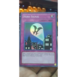 [Thẻ bài Yugioh TCG] Hero Signal - RYMP-EN031 - Super Rare 1st Edition