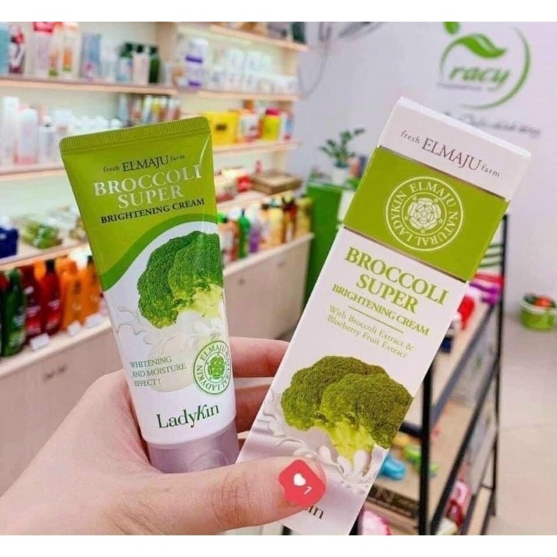 Kem bông Cải Xanh Lady Skin Broccoli Super