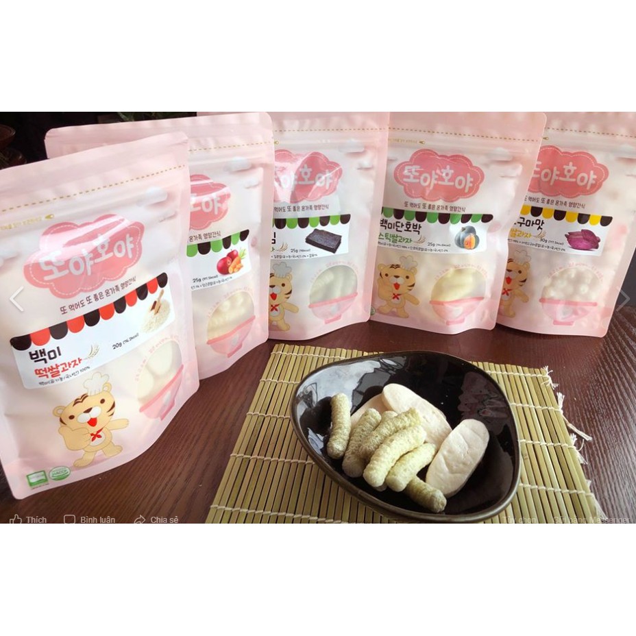 Bánh gạo ăn dặm Hàn Quốc 7M+ Doya Hoya