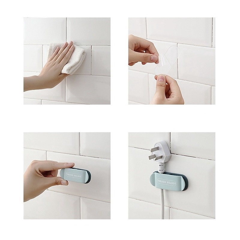 Set 4 kẹp giữ dây cáp đa năng tiện lợi