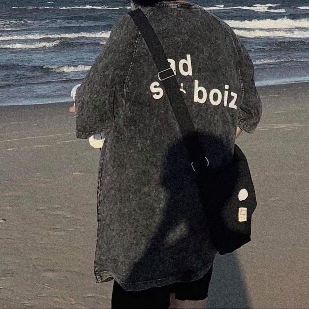 Áo Phông Loang Sadboiz Unisex Freesize Dưới 70Kg Hera Boutique