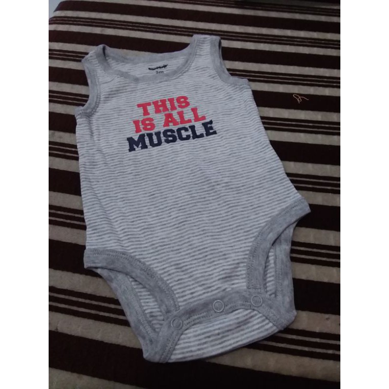 BODY CHIP BA LỖ BÉ TRAI SIZE 3-6M