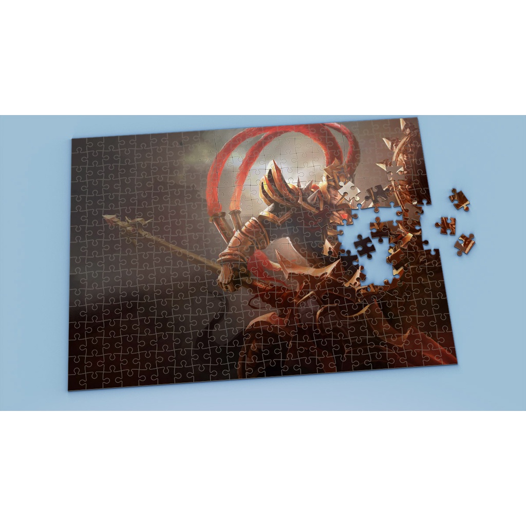 Tranh ghép hình A4, A5 League of Legends, xếp hình JARVAN IV - Mẫu 1