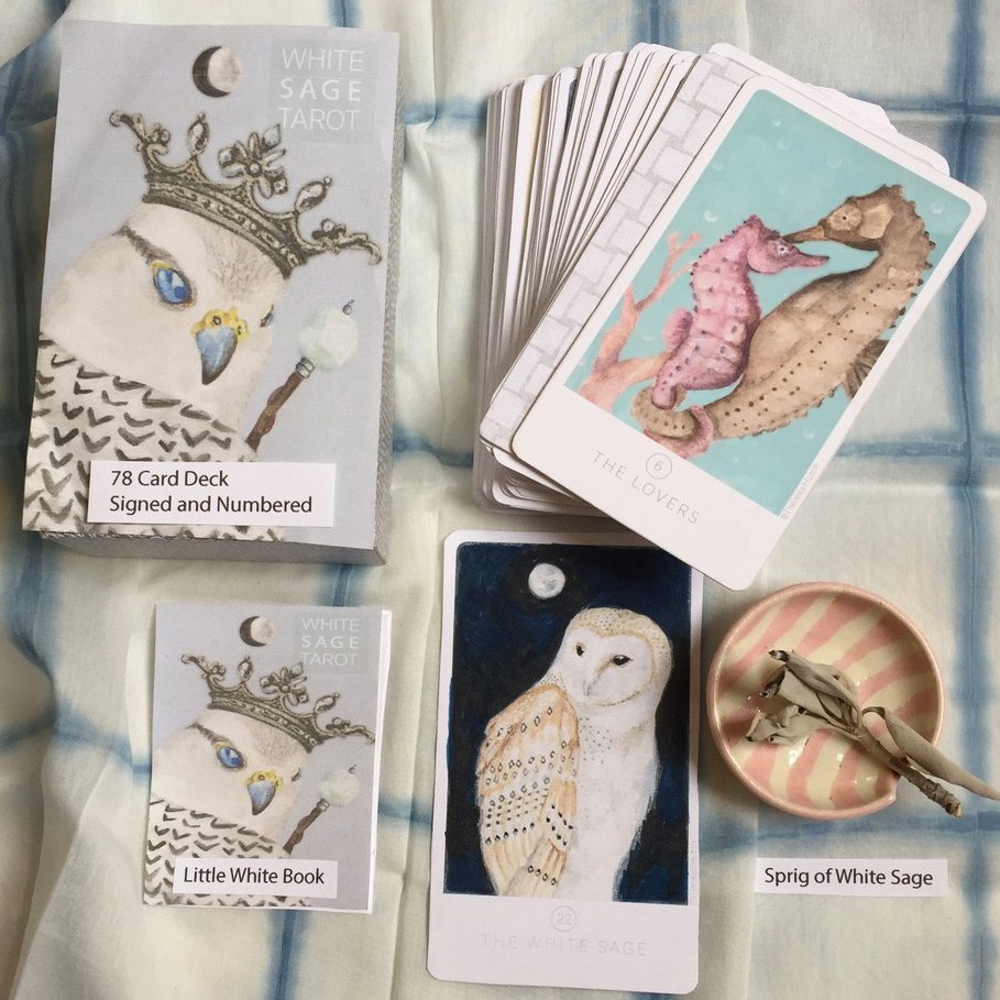 Bộ Bài White Sage Tarot (Mystic House Tarot Shop)