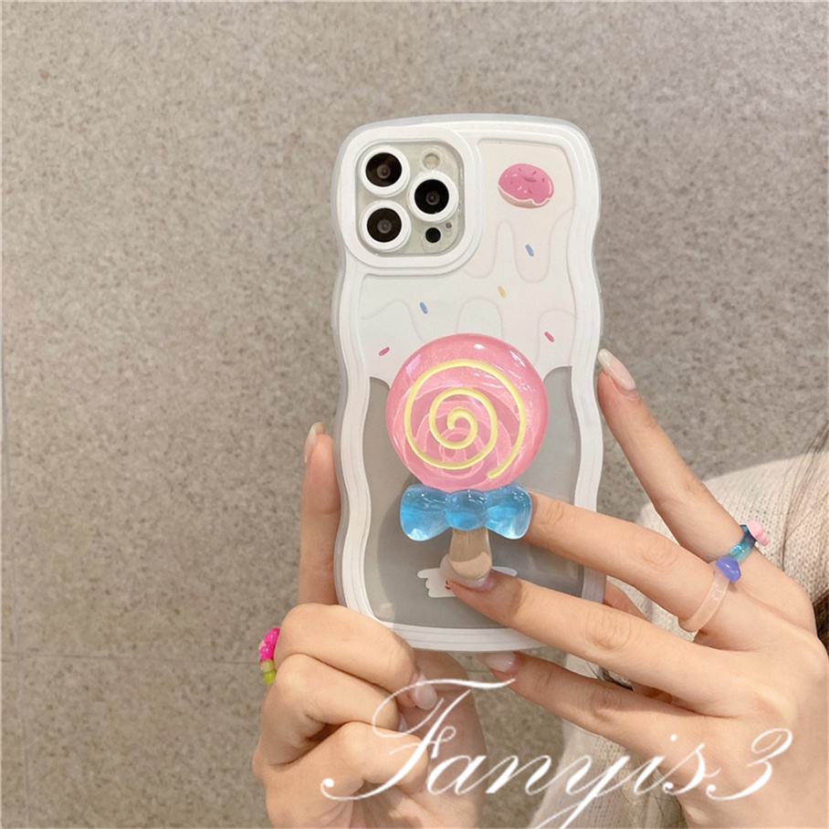 Ốp Điện Thoại TPU Mềm Họa Tiết Bánh Donut Cho iPhone 14 13 12 11 Pro Max X XR Xs Max 8 7 6 6s Plus SE 2020