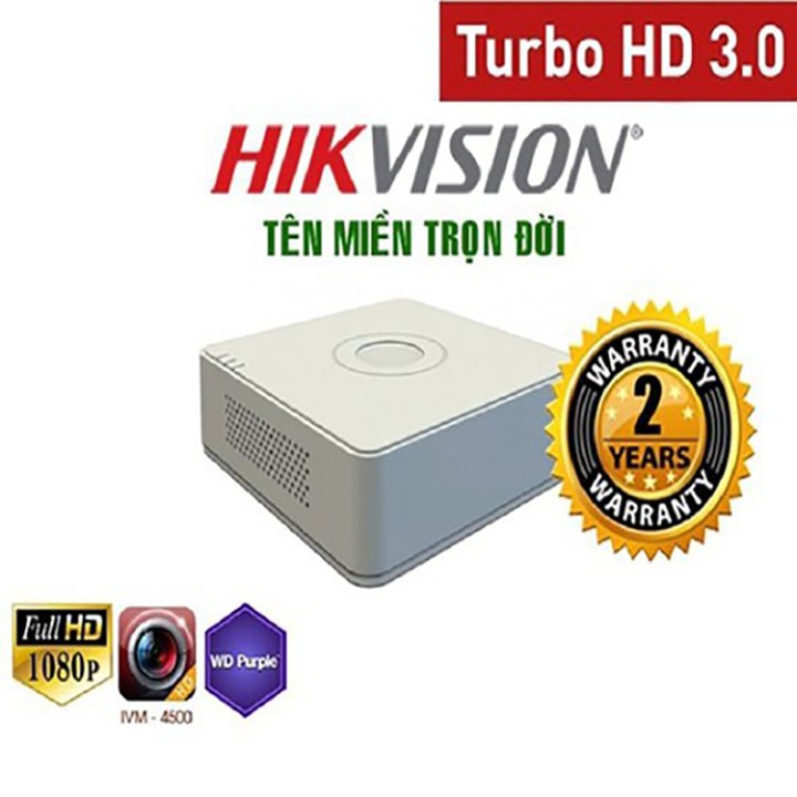 Đầu Ghi hình camera HIKVISION 7108HGHI BẢO HÀNH 2 NĂM - TẶNG KÈM Ổ CỨNG 250GB