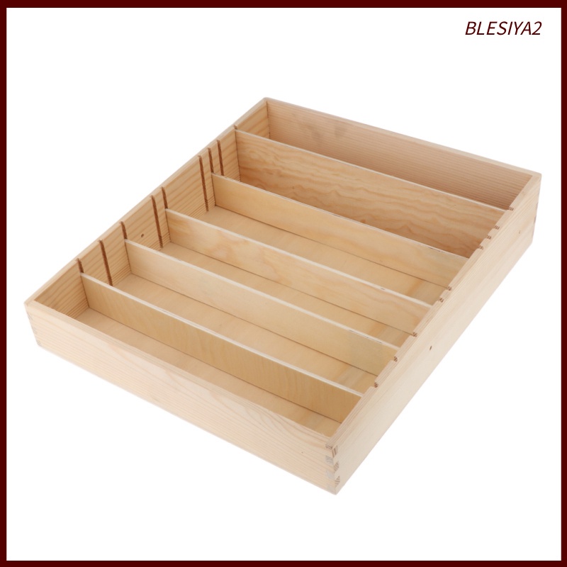 6 Tier Pigment Paint Bottles Rack Wooden Organizer Hobby Model Making Tools