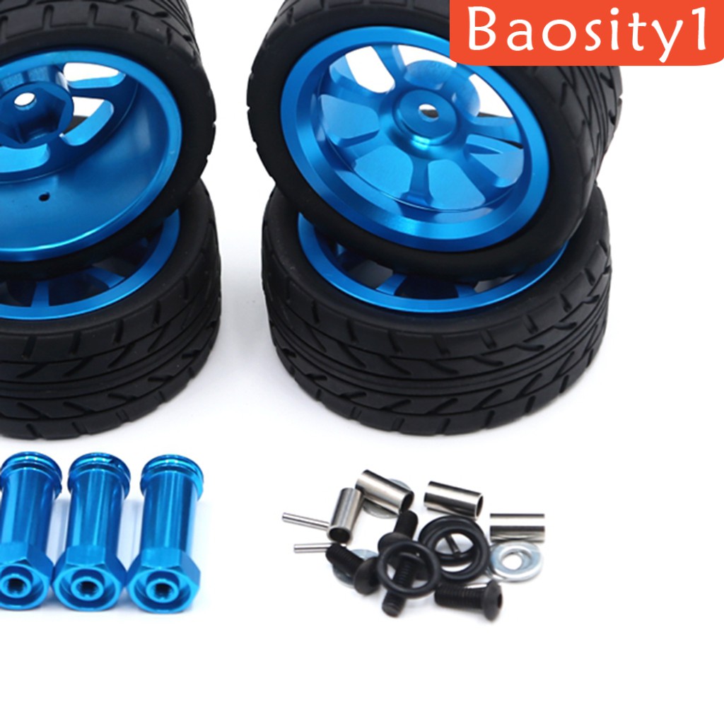 4 Bánh Xe Thay Thế Cho Mô Hình Xe Điều Khiển Từ Xa Wltoys 1 / 14 Wltoys 144001 A959 A949 A969