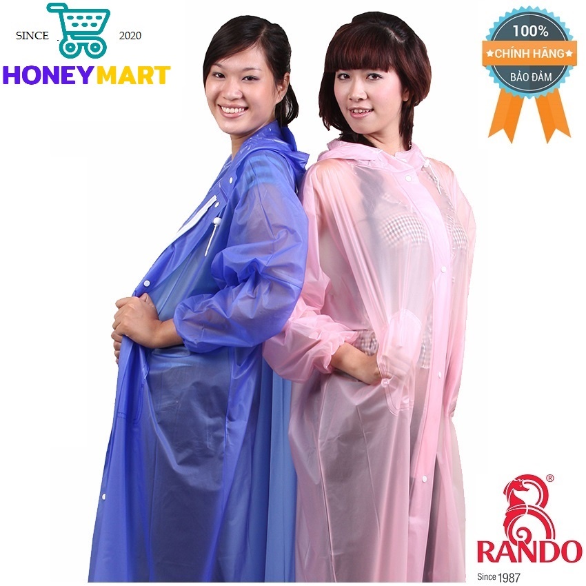 Áo mưa Rando Poncho Dây Kéo trong màu APPC-09 che chở người thân yêu của bạn HONEYMART