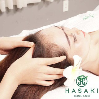 HCM [Voucher] - Thư giãn đầu - chống rụng tóc hoa bưởi Tại Hasaki Clinic & Spa