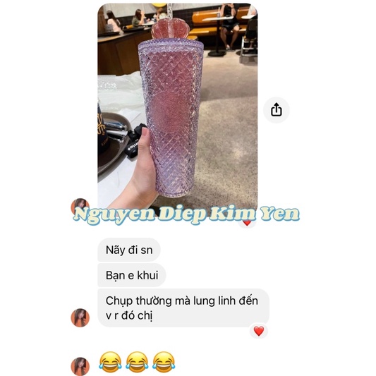 Ly Jeweled Shining Crown STARBUCKS - Cam kết hàng chính hãng