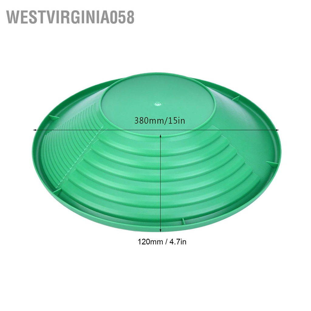 Westvirginia058 Lưu vực chảo vàng bằng nhựa để khai thác Nạo vét tìm kiếm sông Chảo Đổ xô