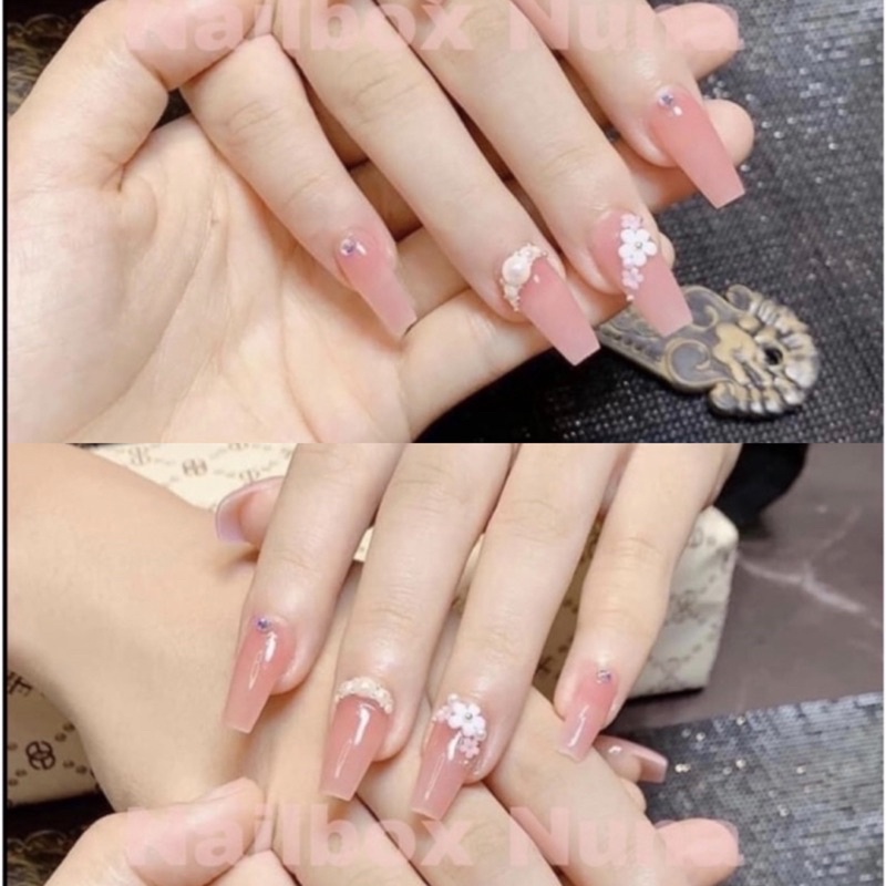 Móng tay giả, móng úp kèm keo dán