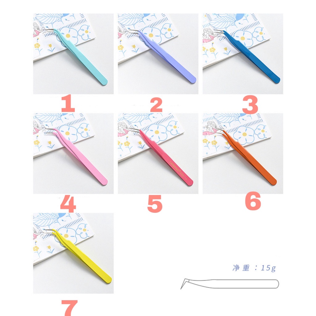 Nhíp gắp sticker băng keo giấy washi làm bút ký/album thủ công đa năng kiểu dáng dễ thương màu pastel