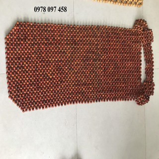 áo ghế hạt gỗ ô tô