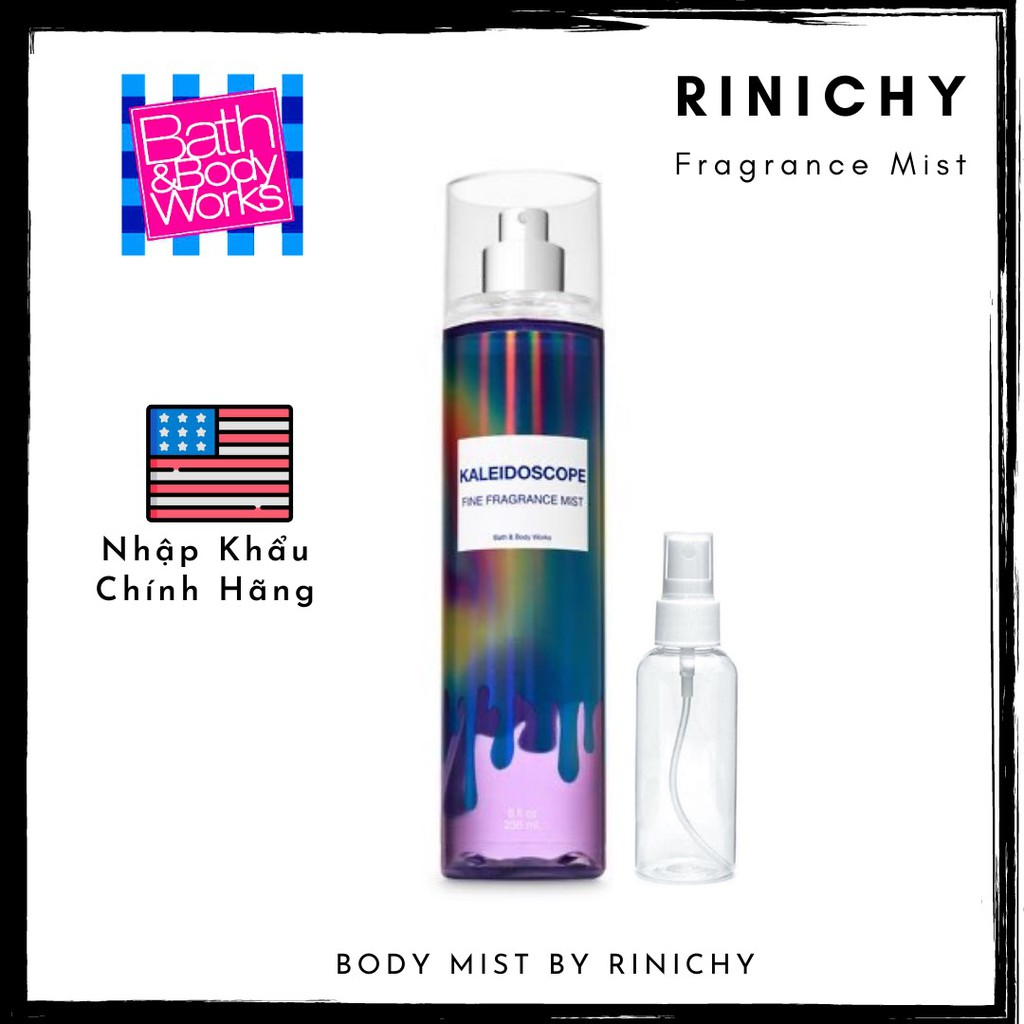 [New] Xịt Thơm Body Mist Bath & Body Works Kaleidoscope